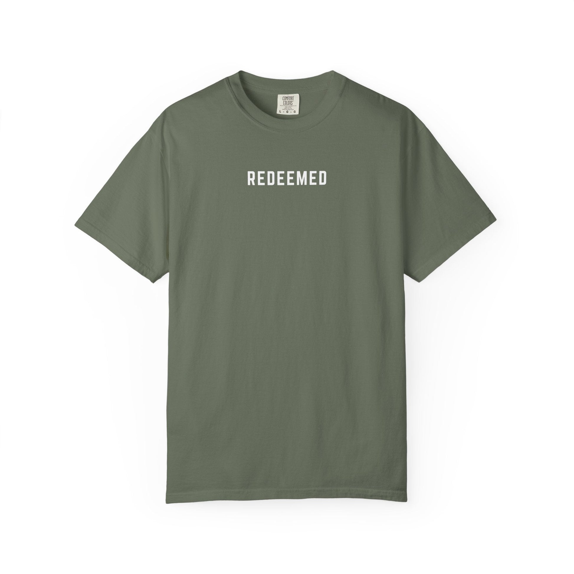 Redeemed Comfort Colors Unisex Tee - Seek and Share Designs