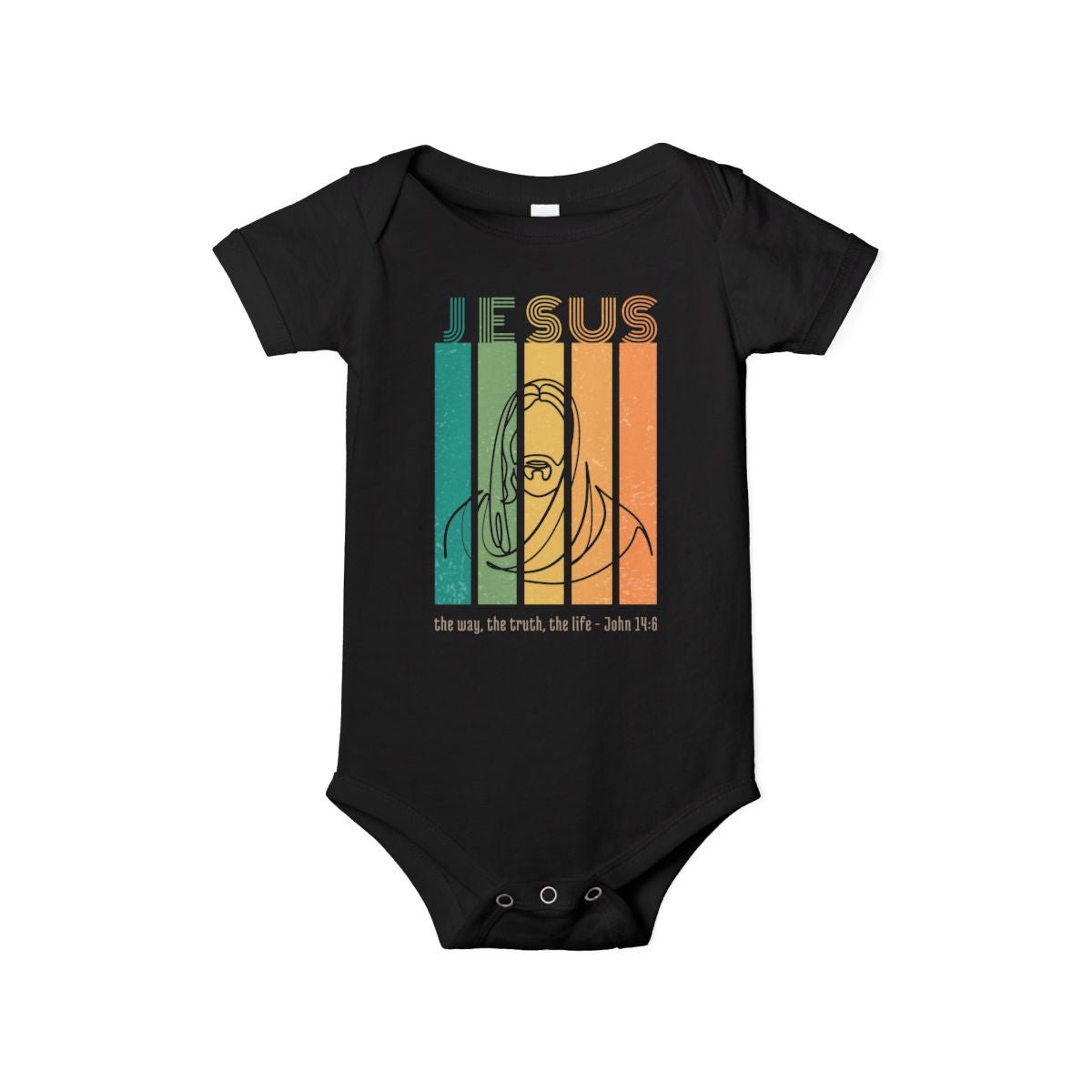 Retro Jesus Family Matching Unisex Tees - Baby through Adult sizes - Seek and Share Designs