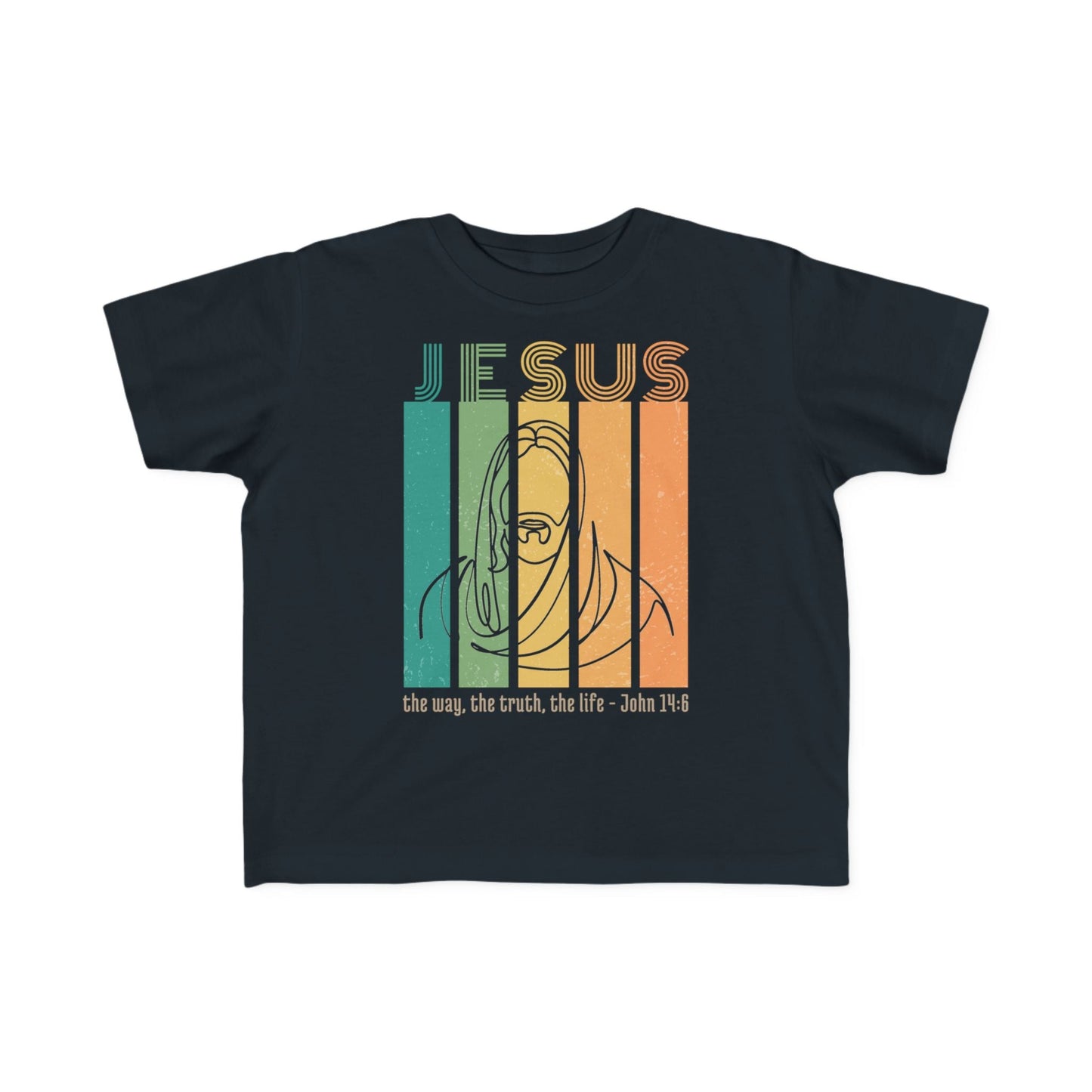 Retro Jesus Toddler Unisex Tee - Seek and Share Designs