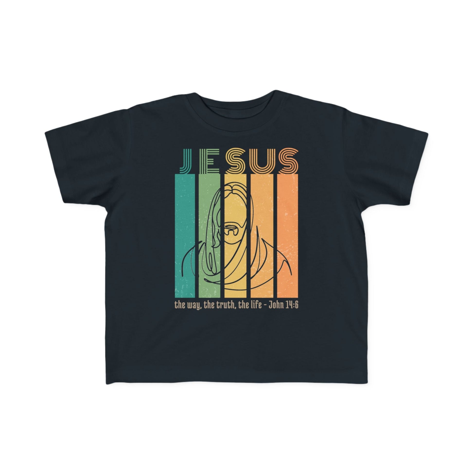 Retro Jesus Toddler Unisex Tee - Seek and Share Designs