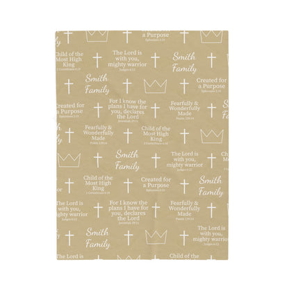 Personalized Christian Baby Blanket