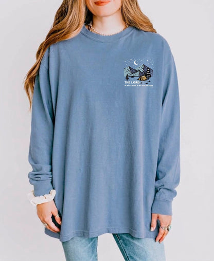 The Lord is My Light Long Sleeve Unisex Tee - Seek and Share Designs
