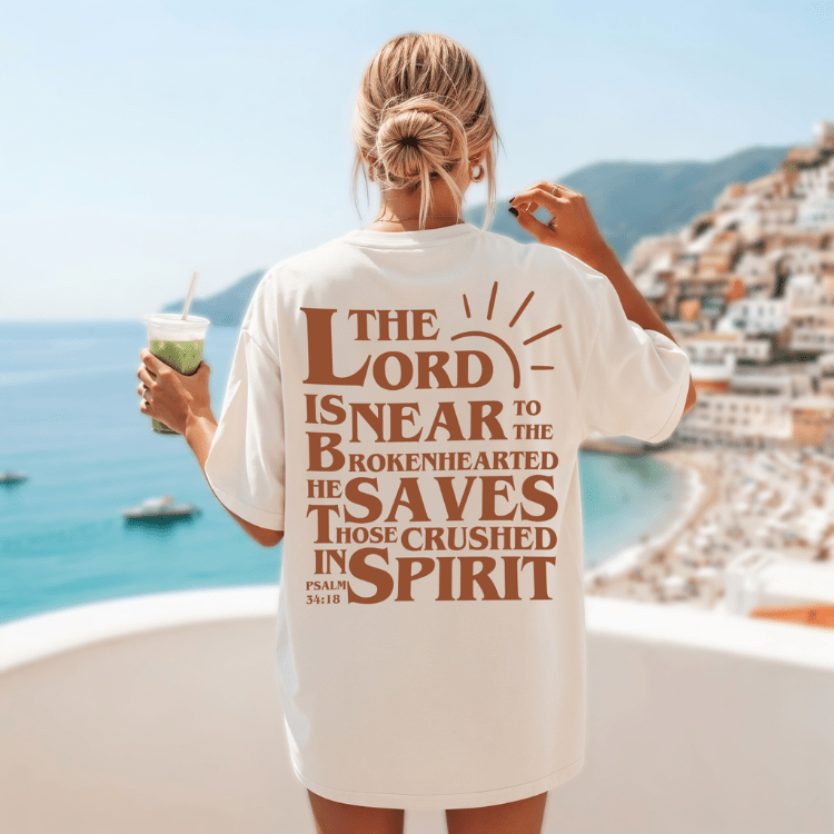 The Lord is Near to the Brokenhearted Unisex Tee - Seek and Share Designs