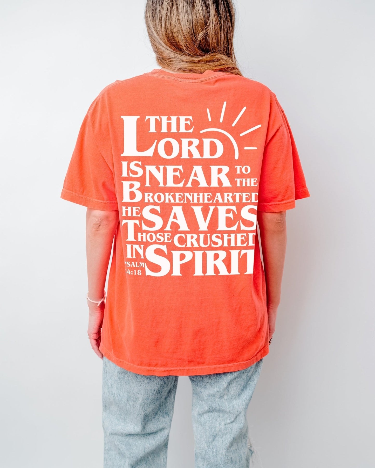The Lord is Near to the Brokenhearted Unisex Tee - Seek and Share Designs
