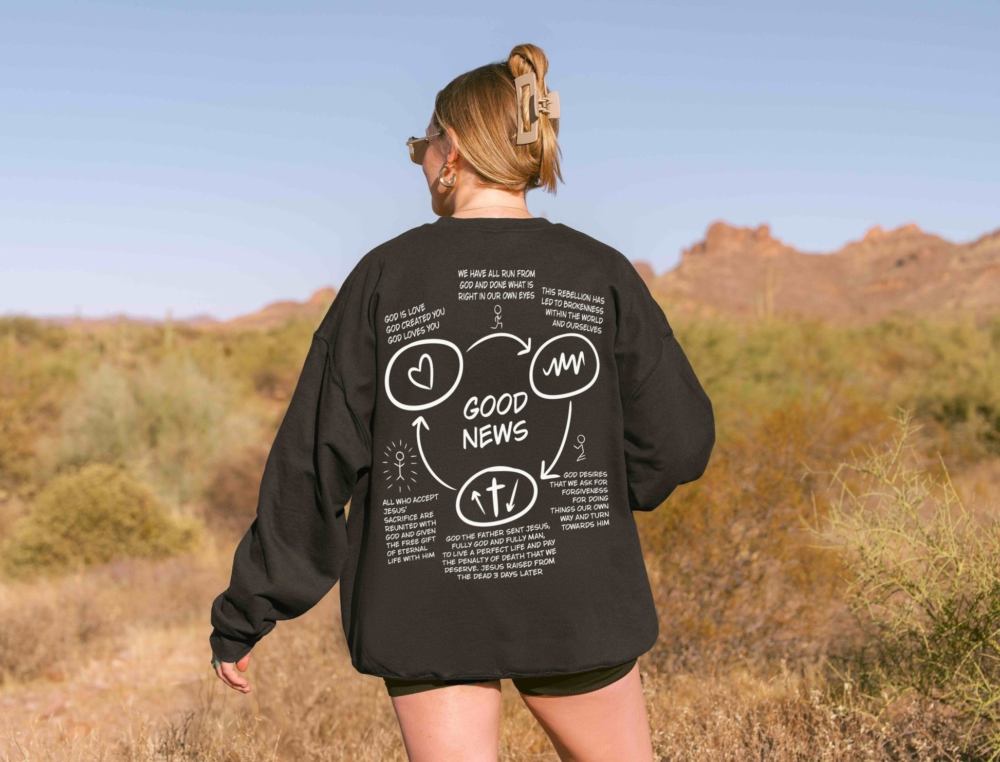 Three Circles Gospel Unisex Adult Sweatshirt - Seek and Share Designs