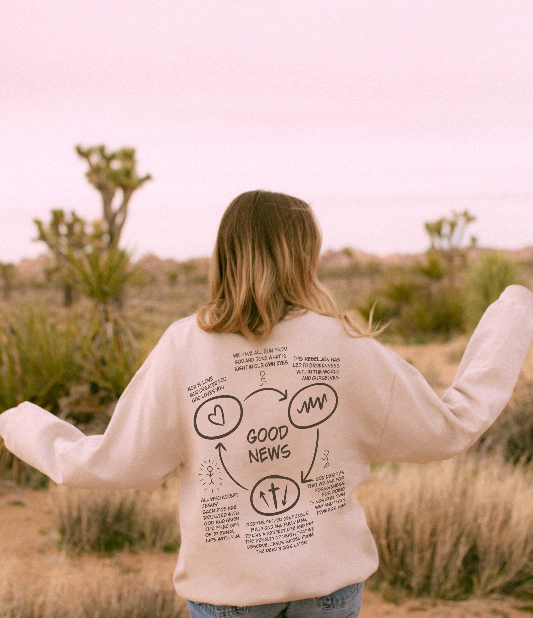 Three Circles Gospel Unisex Adult Sweatshirt - Seek and Share Designs