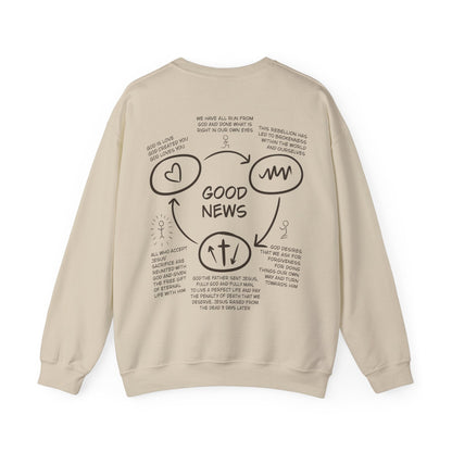 Three Circles Gospel Unisex Adult Sweatshirt - Seek and Share Designs