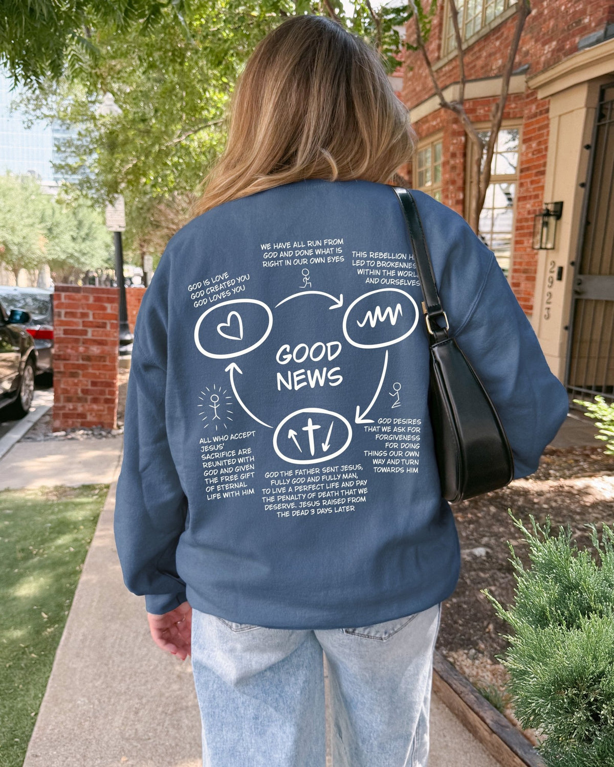 Three Circles Unisex Sweatshirt - Seek and Share Designs