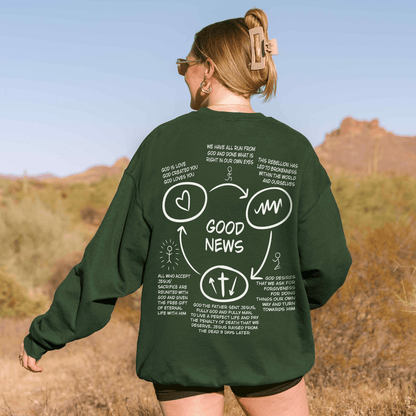 Three Circles Unisex Sweatshirt - Seek and Share Designs