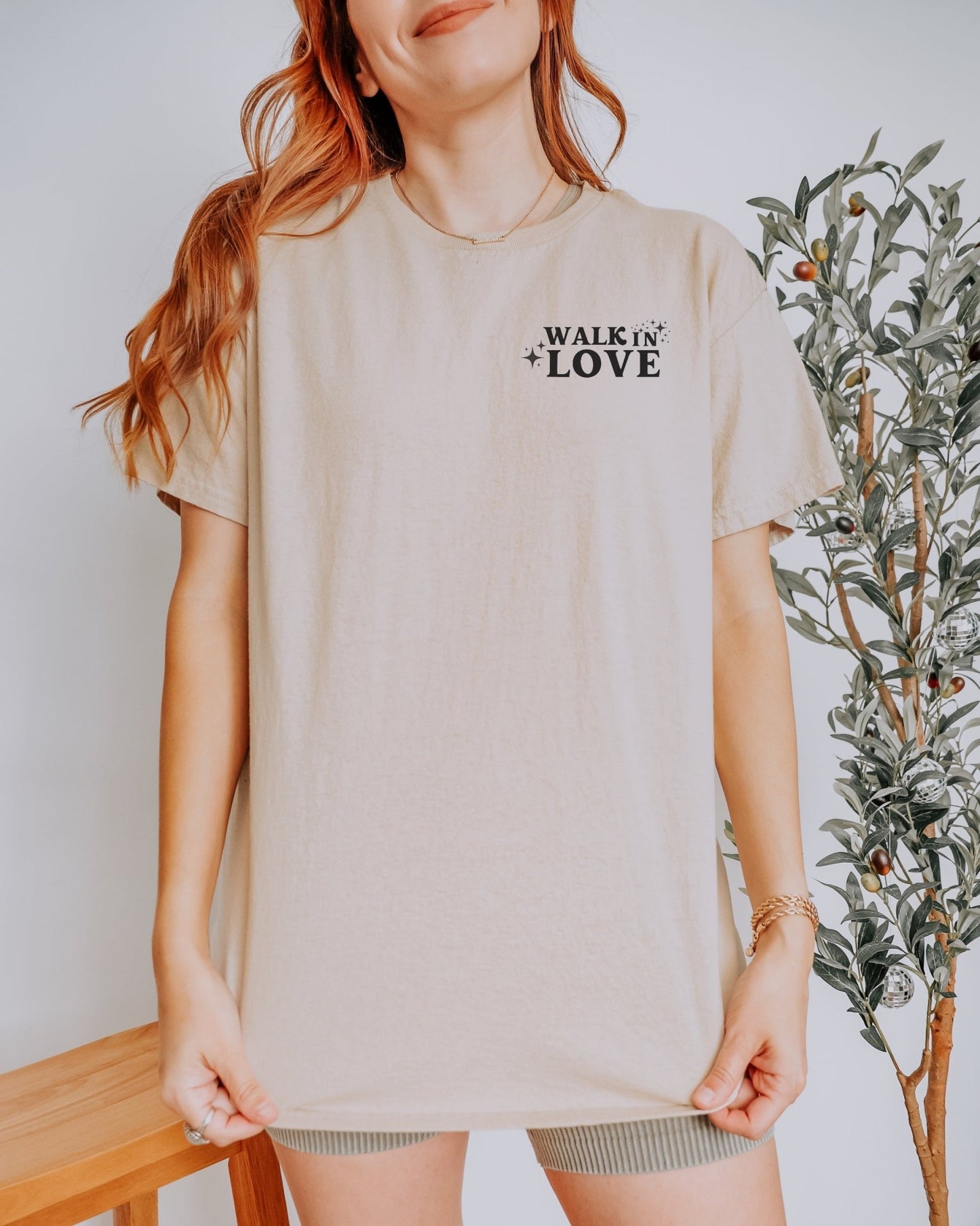 Walk in Love Adult Unisex Tee - Seek and Share Designs