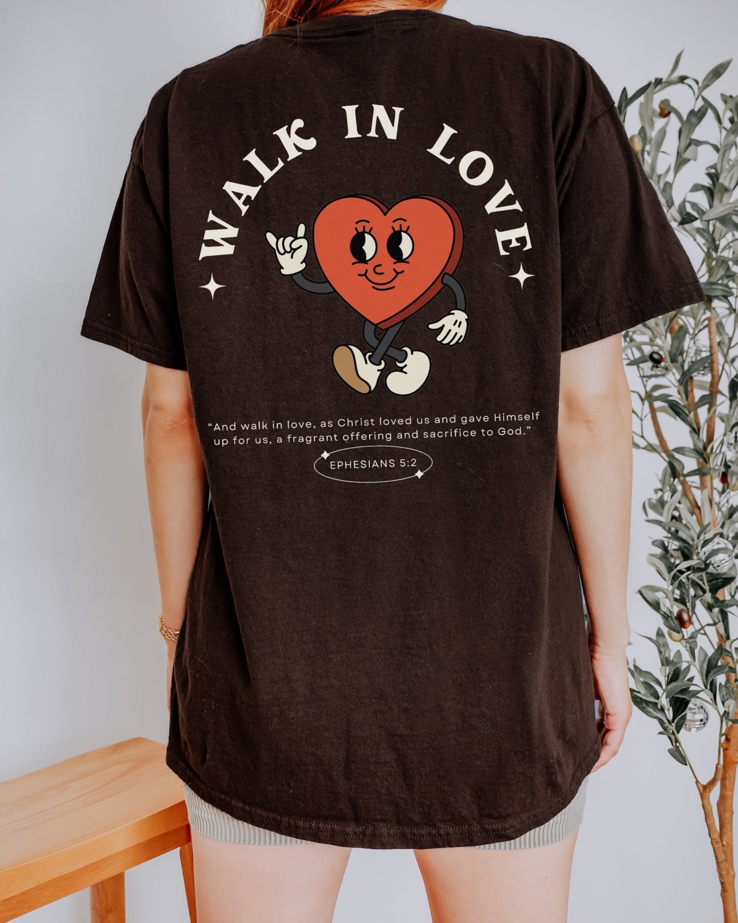 Walk in Love Adult Unisex Tee - Seek and Share Designs