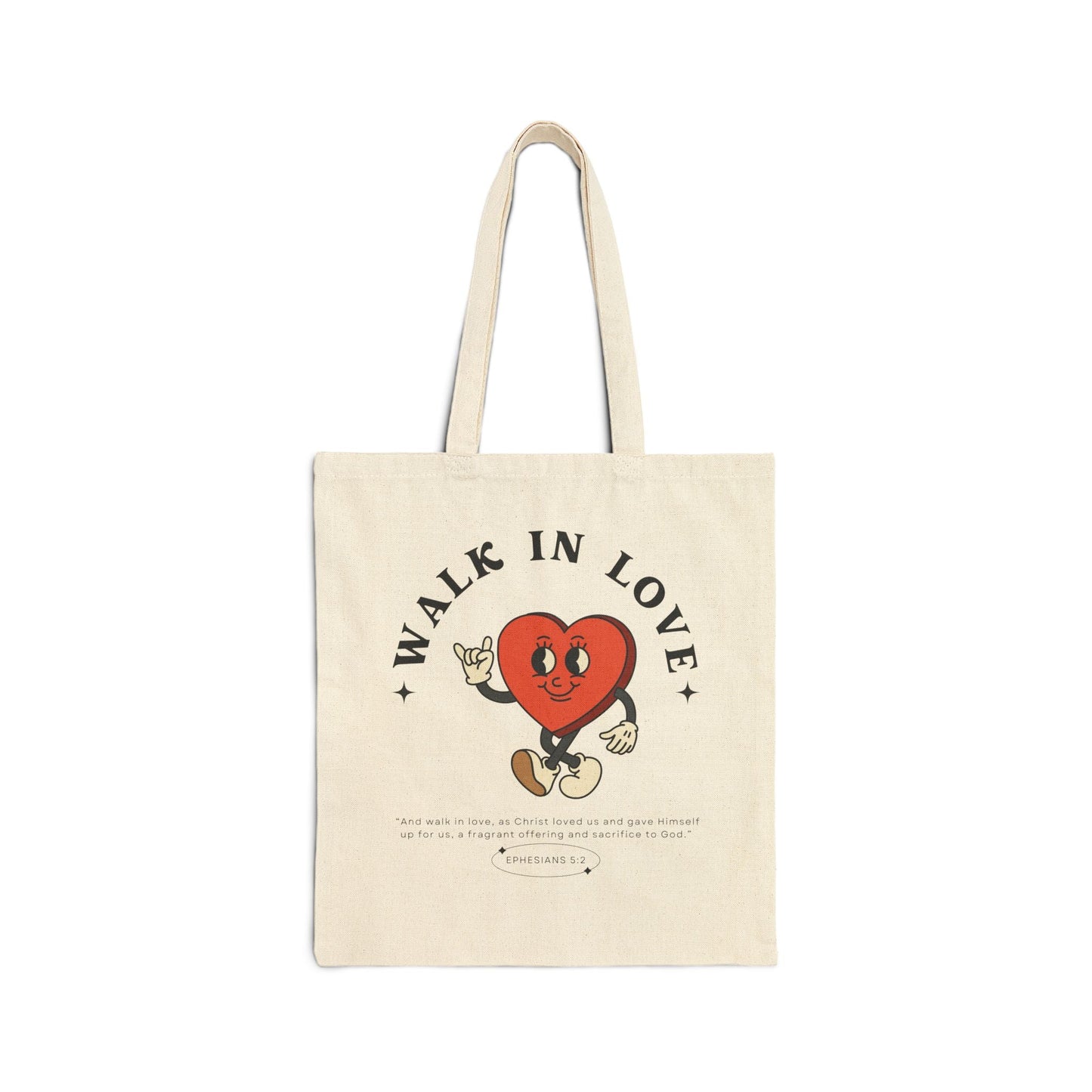Walk in Love Tote Bag - Seek and Share Designs