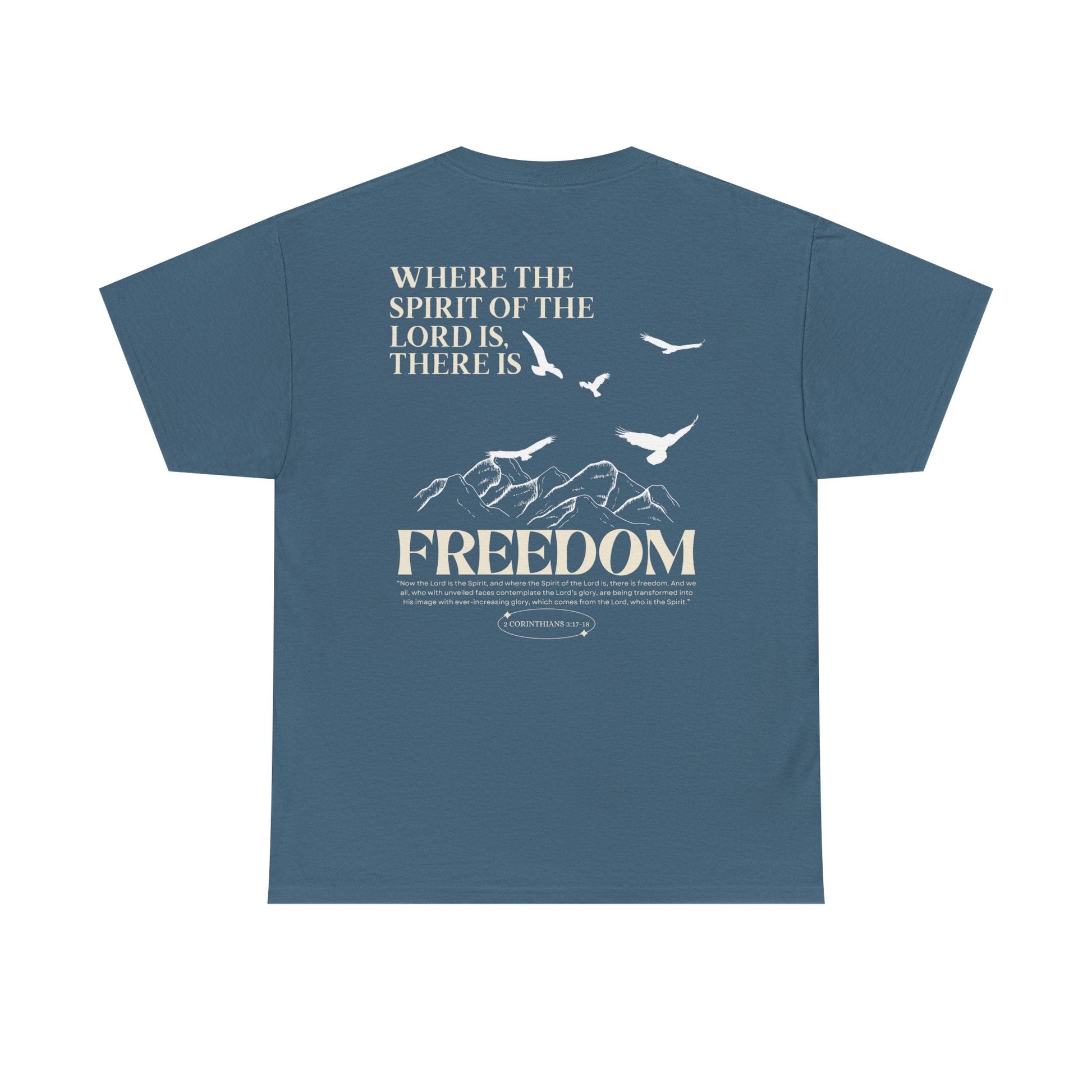 Where the Spirit of the Lord is there is Freedom Adult Unisex Tee - Seek and Share Designs