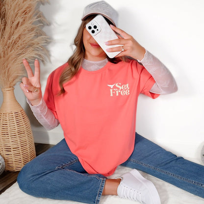 Where the Spirit of the Lord is there is Freedom Adult Unisex Tee - Seek and Share Designs